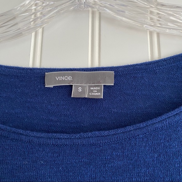 Vince color block cotton sweater SIZE SMALL - Picture 3 of 7
